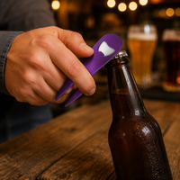 Ouvre-bouteilles gravés au laser avec logo, ouvre-bouteilles en métal personnalisés, cadeaux de fêtes, directement de l'usine