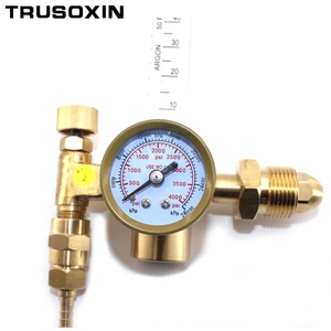 CO2 Argon Giảm Áp Lưu lượng kế điều khiển van điều chỉnh giảm áp suất khí lưu lượng kế - Product Image 3