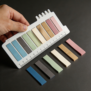 แท็บกั้นหน้ากระดาษแบบมีกาว 10 สี พร้อมไม้บรรทัด SK - Product Image 4