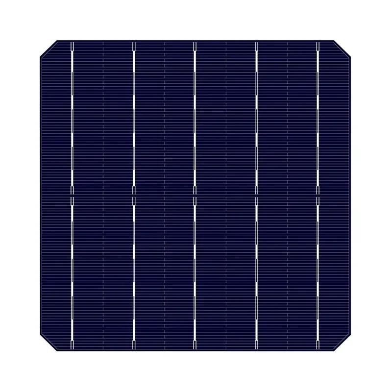 mono perc solar cell 166mm 9BB 10BB 12BB poly silicon wafer 5BB 9BB bifacial pv cells from solar cells manufacture