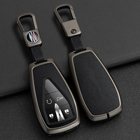 Housse de protection en alliage de zinc et cuir pour clé de voiture Changan, avec porte-clés