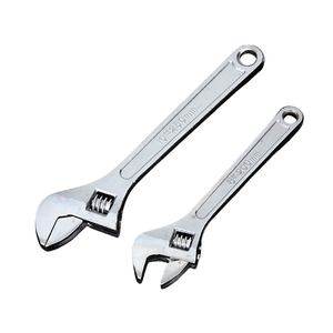 8inch Adjustable Wrench Various Specifications 6inch-24inch 45# Carbon Steel Chrome Plated Industrial Adjustable <strong>Spanner</strong> - Product Image 5