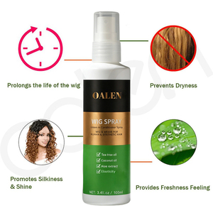 Spray Luxfume pour perruques synthétiques, après-shampoing sans rinçage, spray démêlant pour perruques, hydratant, reconstituant, facilite le peignage des perruques - Product Image 2