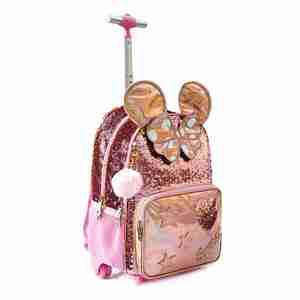 Zaini <span class=keywords><strong>per</strong></span> Ragazze con Set di Valigie Trolley in Plastica con Paillettes, Set da Viaggio, Zaino Trolley Scolastico <span class=keywords><strong>per</strong></span> Bambini e Ragazzi - Product Image 2