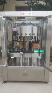 Automatic Electric Liquid Soap Filling Machine Can Bottle 2000-4000 BPH Easy Operate Motor Engine Gear Water Oil Powder Seal
