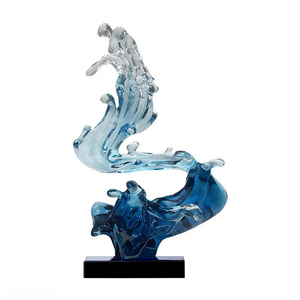 Hot-bán nhựa trừu tượng tác phẩm điêu khắc tay-sơn kích thước tùy chỉnh nghệ thuật trong nhà phòng khách sang trọng trang trí tác phẩm điêu khắc khách sạn - Product Image 4