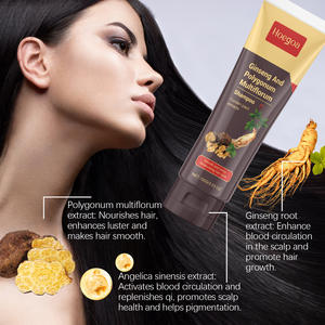 2025 Ventas directas de fábrica Ginseng Polygonum Multiflorum Fo-Ti Champú nutritivo natural a base de hierbas - Product Image 3