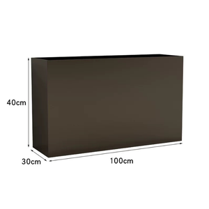 Fioriera Grande da Esterno in Acciaio Inossidabile - Vaso Resistente ed Ecologico per Arredo Paesaggistico Casa e Giardino - Product Image 5