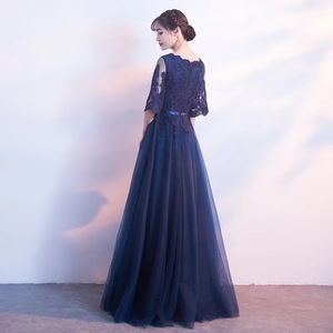 ชุดแต่งงานไซส์ใหญ่สำหรับผู้หญิงอวบอ้วน ช่วยพรางหุ่น ดูสง่างาม ไซส์พลัส สำหรับงานเลี้ยงประจำปี กระโปรงยาว รองรับน้ำหนักได้ถึง 100 กก. - Product Image 4