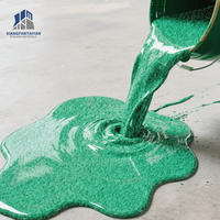 Appliquer directement écologique Anti-compression résistant à l'usure auto-nivelant époxy couleur sable peinture ciment sol RoHS