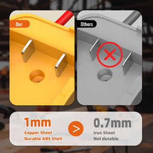 Batterie konverter 20V Power-Wheel Batterie adapter mit 6FT Überbrückung kabel 100A Krokodil klemmen Autobatterie ladegerät Starthilfe - Product Image 5