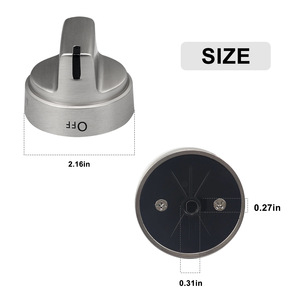 ปุ่มหมุนเตาแก๊ส WB03X24818 อะไหล่สแตนเลสสำหรับเตาปรุงอาหาร - Product Image 4