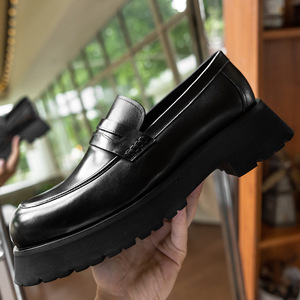 รองเท้าสำนักงานแบบคลาสสิกสุดหรูสำหรับผู้ชายรองเท้าผูกเชือกรองเท้าแฟชั่นทำมือและรองเท้าหนังที่เรียบง่าย - Product Image 5