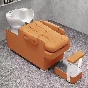Bac à shampoing en céramique haut de gamme avec design multifonctionnel pour salons de luxe - Product Image 3