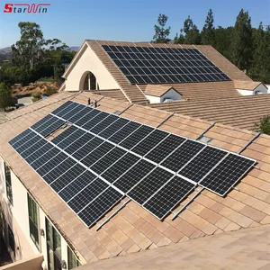 सौर पैनल टाइल/तख़्ती छत सौर फोटोवोल्टिक बढ़ते प्रणाली