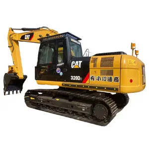 Usado Caterpillar escavação máquinas CAT 320 320D 320GC 20ton escavadeira com perfuração anexos