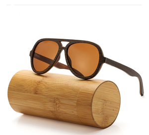 Chất lượng cao phổ biến nhất sản phẩm mới tái tạo màu đen Maple GỖ Kính mát <span class=keywords><strong>2025</strong></span> với logo của bạn - Product Image 1