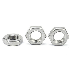 304 Stainless Steel Hex Nuts M6 M20 Metric Fine Thread Class 8.8 Right Hand GB6173 - Product Image 1