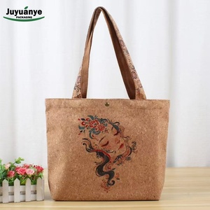 Wholesale Custom NEW Soft Waterproof Cork Purse Women's Tote <strong>Bag</strong> with Bottom Long Handle Bolso Designer <strong>Bags</strong> for Brands Studios - Product Image 6