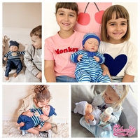 Babeside gros réaliste complet de silicone em vrai vinyle silicone bébé poupées de silicona kit jouets nouveau-né poupée reborn