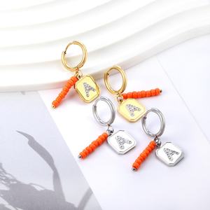 Pendientes de Aro con Circonitas en Forma de Cereza para Niñas, Estilo Moderno, Acero Inoxidable, Lindos Pendientes de Anime, Precio Económico 2023 - Product Image 5