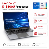 Ordinateur portable 15,6 pouces Intel Core I7 6500U FHD IPS Windows 11 DDR3 RAM SSD Clavier rétroéclairé en option