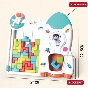 Buona qualità per bambini a <span class=keywords><strong>forma</strong></span> di <span class=keywords><strong>spazio</strong></span> 3D russo mattoncini giocattolo genitore bambino interattivo impilamento blocchi di costruzione gioco Puzzle - Product Image 1