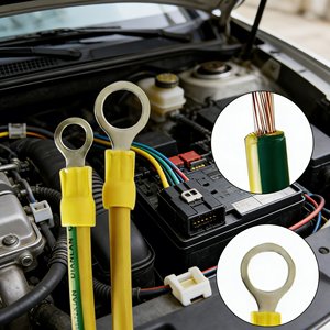 Elektrik Panoları, Güneş Enerjisi Sistemleri ve Ekipman Topraklaması için Önceden Sıkıştırılmış Halka Terminalli Sarı-Yeşil İzoleli Topraklama Kablosu - Product Image 6