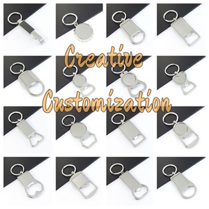 Ouvre-bouteille en métal personnalisé en acier inoxydable gravé porte-clés en alliage de zinc cadeau de mariage personnalisé porte-clés promotionnel - Product Image 6