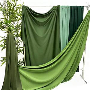 Rideaux de fond de scène extensibles en soie de lait élégante, sans plis, sur mesure, pour <span class=keywords><strong>mariage</strong></span>, événements extérieurs et décorations d'anniversaire - Vente en gros - Product Image 6