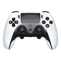 Manette de jeu HY-18 prête à être expédiée avec volant de direction sans fil BT, double vibration et fonction Turbo pour PC/tablette.