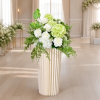 Boule de fleurs artificielles multicolores pour centre de table de mariage, fête d'anniversaire, événement extérieur, décoration de table