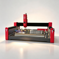 Machine de chanfreinage de chants de pierre haute précision à 9 broches avec contrôle PLC pour le profilage de dalles de marbre et de granit 3015