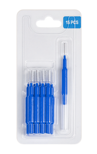 Pennelli interdentali personalizzati per cure dentistiche di colore blu - Product Image 6