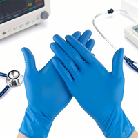 Gants d'examen jetables en nitrile, sans poudre, sans silicone, personnalisables, résistants à la chaleur, respirants, durables, antidérapants