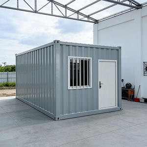 <span class=keywords><strong>Maison</strong></span> conteneur à deux étages en panneaux sandwich, aménagée en boutique éphémère, avec kiosque à café et bar, utilisable comme serre ou bureau - Product Image 3