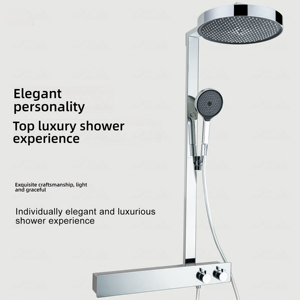 Wayon nouveau système de douche <span class=keywords><strong>Tiktok</strong></span> Smart Led dos taille Massage système de douche exposé mural salle de bain robinets ensemble de douche - Product Image 2