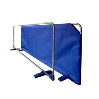 Barrières de tennis de table avec supports en PP Tailles personnalisées et logo PU/ Oxford Cloth