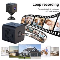 Mini caméra de sécurité WiFi intelligente, cube portable, action DV, surveillance vidéo domestique sans fil, vision à distance, détection de mouvement
