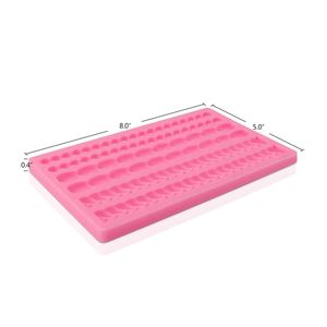 Perle tarte croûte Fondant pâtisserie cuisson Silicone moule Impression tapis dentelle Silicone moule pour gâteau décoration Sugarcraft moule - Product Image 4