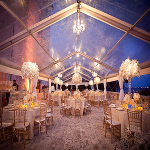 Tenda a baldacchino trasparente per eventi, matrimoni, fiere, feste, moderna, di ultima generazione, di grandi dimensioni, facile da montare, per esterni, <span class=keywords><strong>20</strong></span> x 25 <span class=keywords><strong>m</strong></span>, prodotta in Cina. - Product Image 1