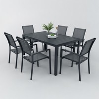 Ensemble de canapés modernes pour l'extérieur, chaise de loisirs, meubles de luxe en teck pour patio, balcon, jardin, imperméable et durable