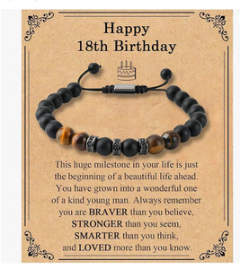 สร้อยข้อมือลูกปัดรูปหัวใจขนาด 8 มม. สำหรับเด็ก ของขวัญวันหยุด ของขวัญมิตรภาพ ของขวัญวันครบรอบ ขายส่ง - Product Image 6