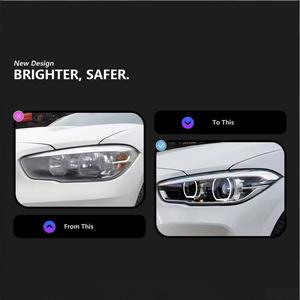 Fari a LED con Laser e Luci Diurne a Cucchiaio, Indicatori di Direzione 12V, Modifica per BMW <span class=keywords><strong>Serie</strong></span> <span class=keywords><strong>1</strong></span> <span class=keywords><strong>F20</strong></span> (2015-2018) - Product Image 2