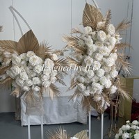 IFG, kualitas tinggi dan bergaya sutra dekorasi pengantin set bunga buatan lengkungan untuk upacara pernikahan romantis latar belakang acara