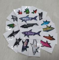 Autocollant décoratif pour téléphone portable Paul Shark en PVC, nouveau, imprimé UV, style dessin animé, CP Jul Vrunk Marseille Palestine