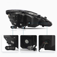 Ensemble de phares LED complets pour Lexus IS250 IS220d ISF IS300 XE20 2006-2012 avec clignotants séquentiels