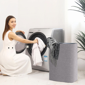 New Design <strong>Wholesale</strong> China Factory Price <strong>Laundry</strong> Hamper Bucket Canvas Storage <strong>Basket</strong> - Product Image 3