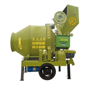 Personnalisation d'usine, faible consommation de carburant, bétonnière <span class=keywords><strong>à</strong></span> benne basculante automatique JZC 500L, bétonnière <span class=keywords><strong>à</strong></span> rouleaux de friction - Product Image 1
