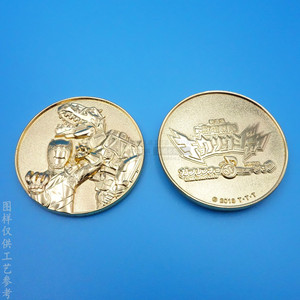 Moneda Conmemorativa de Ultraman, Chapada en Oro, de Aleación, Coleccionable, Derivada del Anime Japonés - Product Image 2